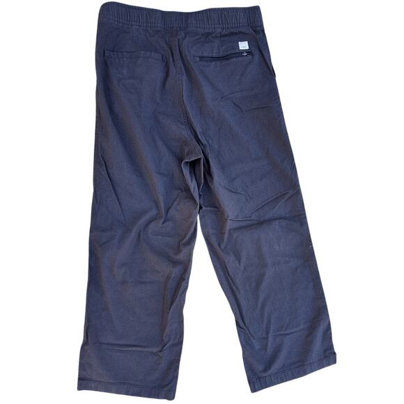 Vuori Women's The Rise, The Shine Crop Pants Gray Size S 24" inseam Athleisure - Picture 2 of 11